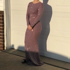 Lavender Glitter Dress